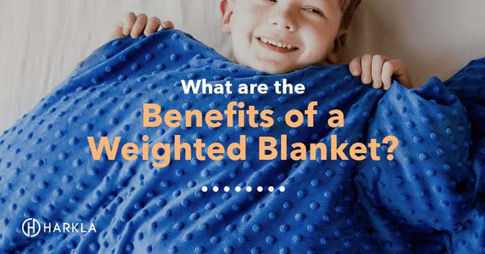 sleeping with weighted blanket blog post