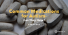 Common medications for autism