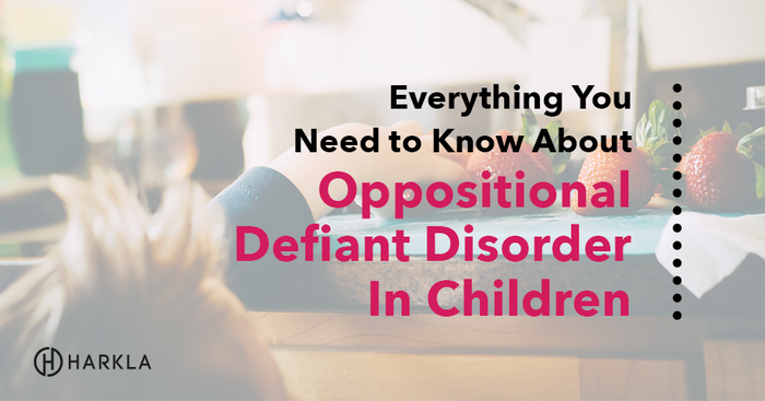 Oppositional Defiant Disorder blog post