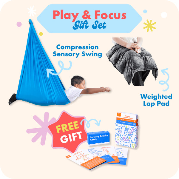 Harkla Play & Focus Gift Set Blue / Gray
