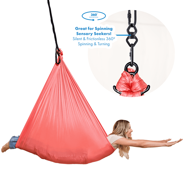 Harkla Compression Sensory Swing Swivel / Pink