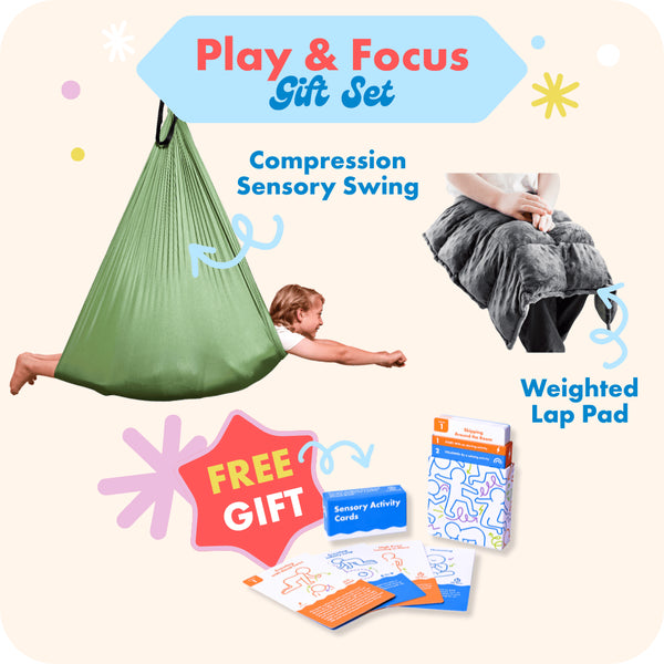 Harkla Play & Focus Gift Set Green / Gray