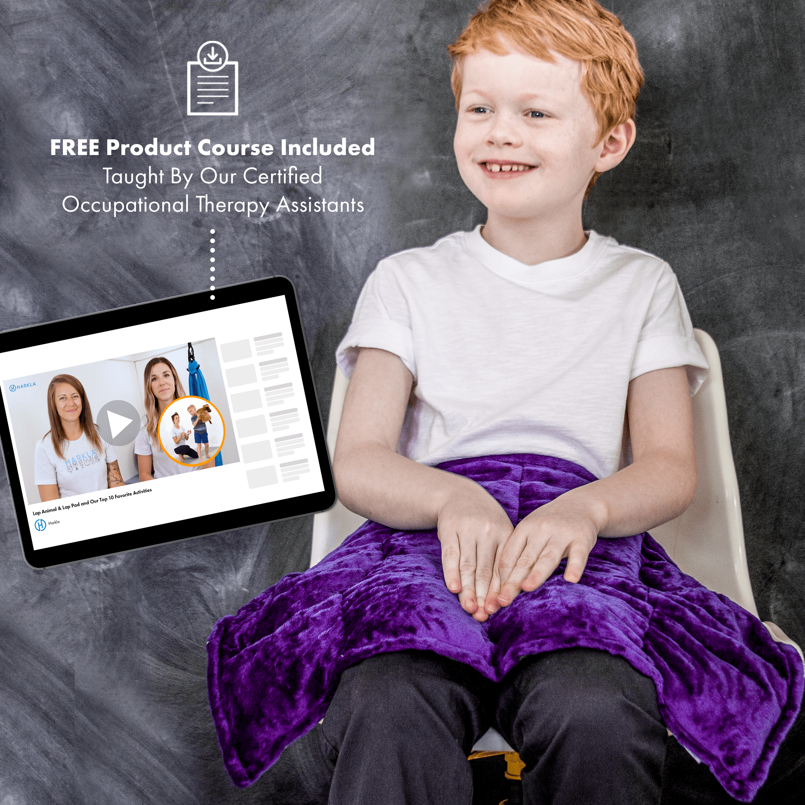 Buy a Weighted Lap Pad | Harkla | Free Returns