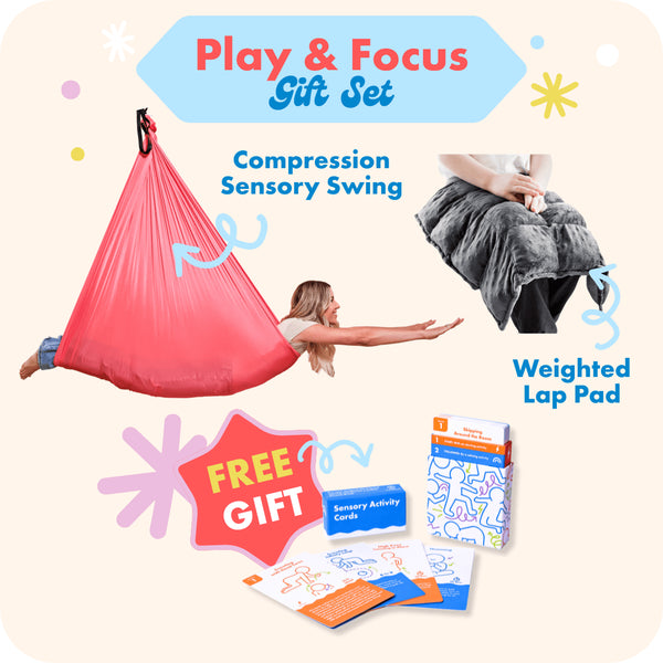 Harkla Play & Focus Gift Set Pink / Gray